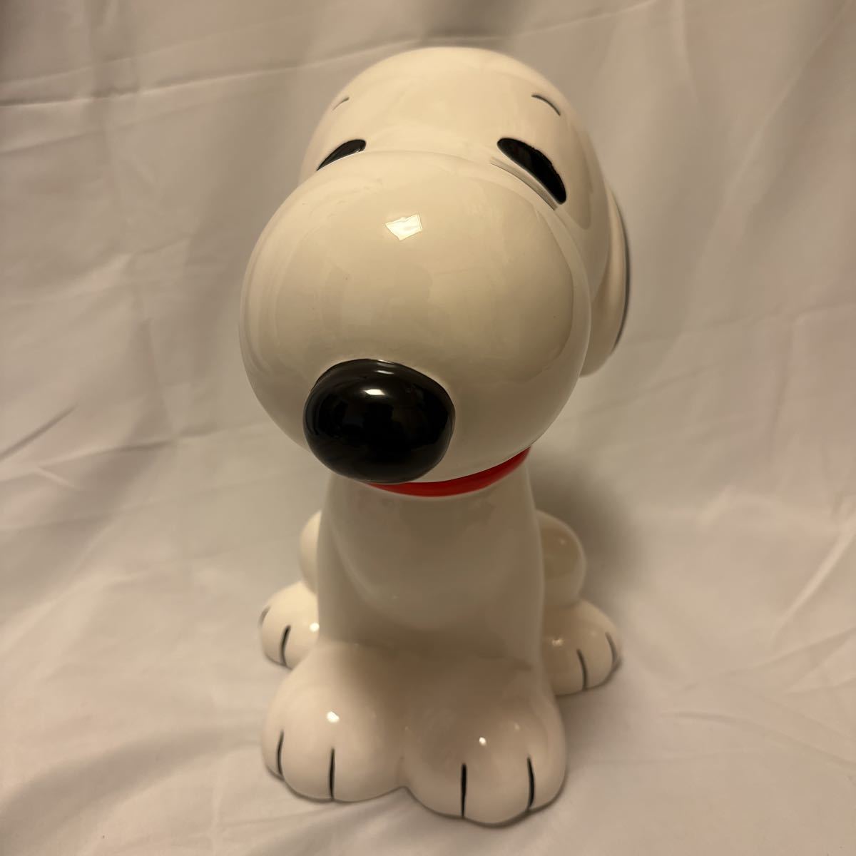 * редкость * редкий *SNOOPY Snoopy керамика копилка ( большой )PEANUTS Peanuts 