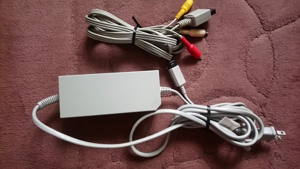 Wii ACアダプター　RVL-002 　３色AVケーブル 任天堂 純正電源アダプタ　電源ケーブル　動作品 セット_画像1