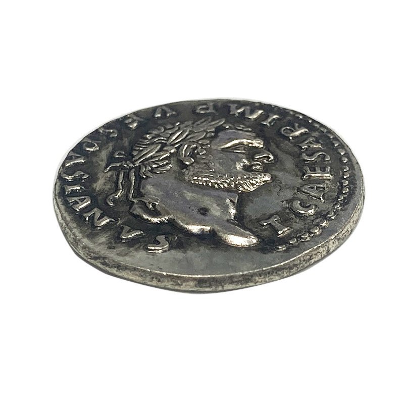 レプリカ ウェスパシアヌス 大鷲 古代ローマ 銀貨 硬貨 コイン アンティーク キーホルダーペンダントお守りなどに RM31_画像2