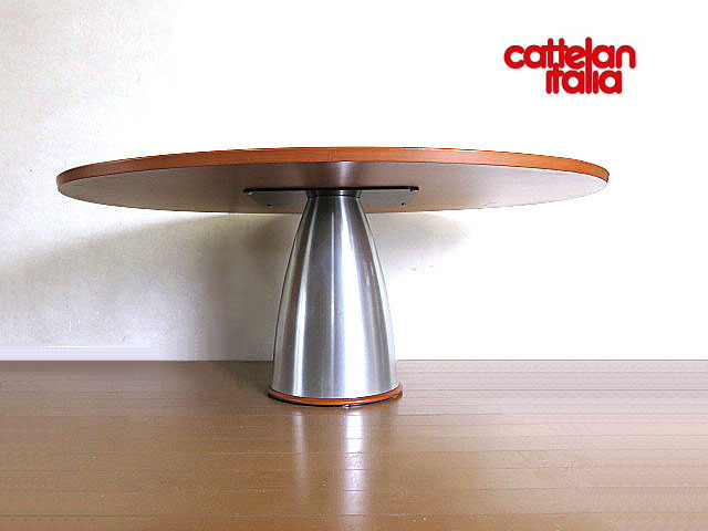 cattelan italia/カッテラン イタリア 最高級　オーバル型ダイニングテーブル　W180cm/D120ｃｍ　　イタリアモダン/ワークテーブル_画像1