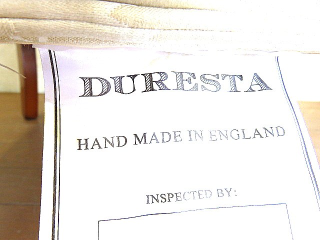 モデルルーム展示品 イギリス DURESTA/デュレスタ 最高級ハイバック1人掛けソファ　　　アームチェア/ハイバックチェア/パーソナルチェア_画像8