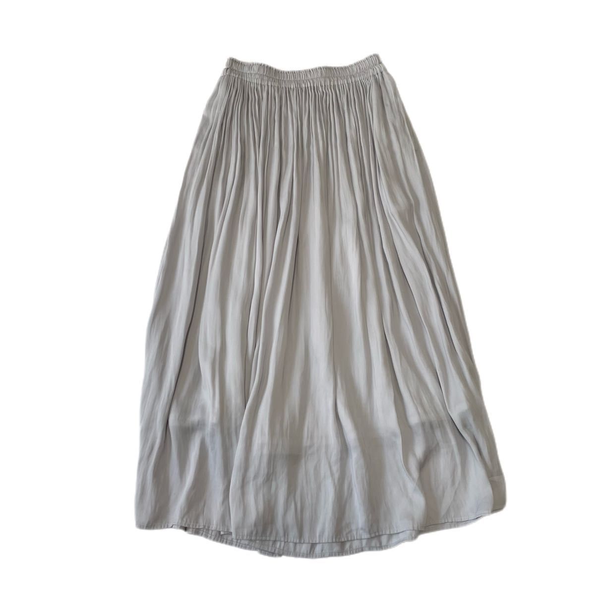 UNIQLO/ユニクロ【ギャザーロングスカート(丈標準81~85cm)S UNIQLO/ユニクロ【ギャザーロングスカート(丈標準81~85cm)S