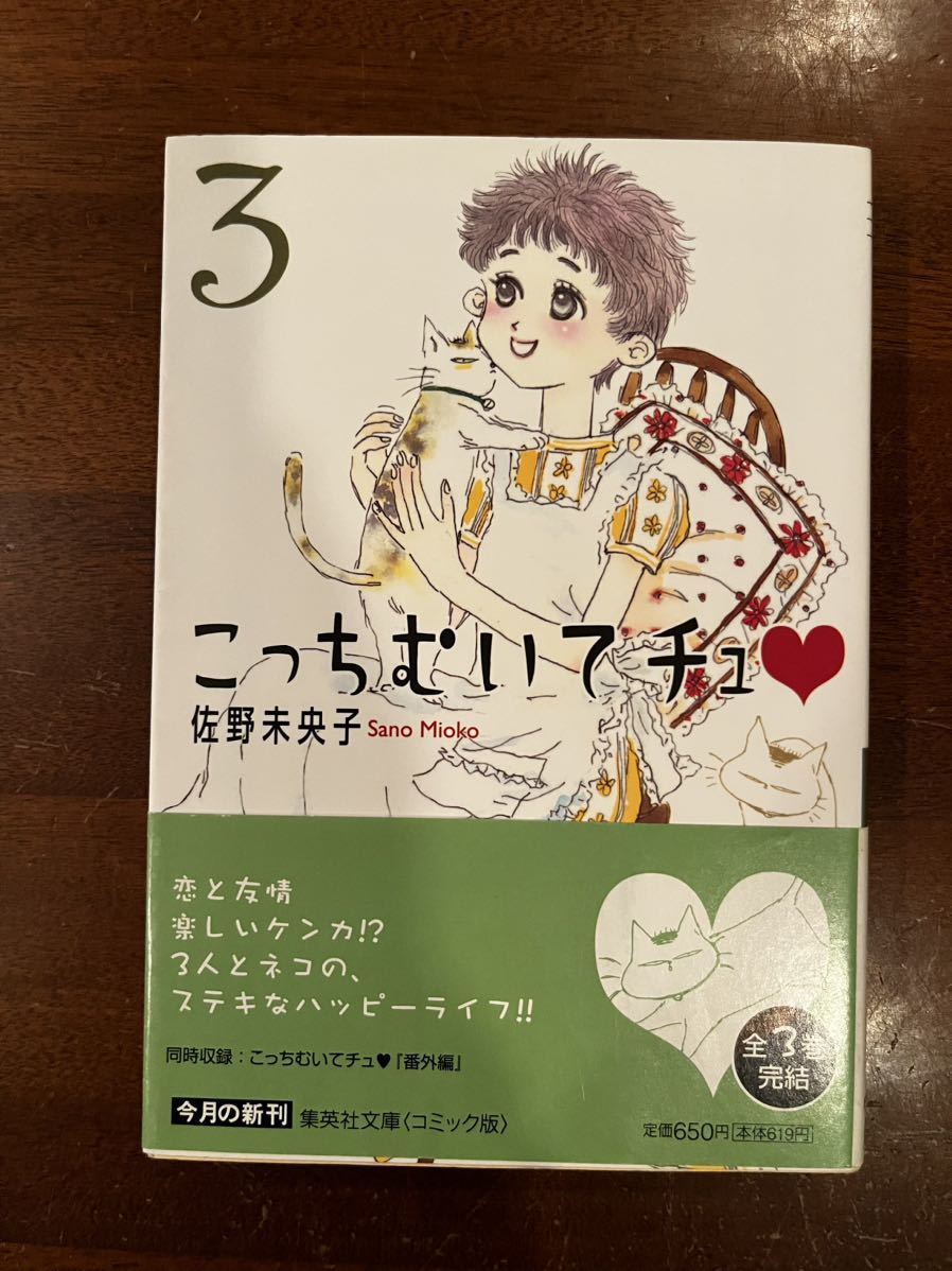 ☆文庫本 マンガ☆こっちむいてチュ①②③巻まとめて☆佐野未央子☆集英社文庫(コミック版) ☆2008年9月23日 初版 帯付き☆送料370円の画像7