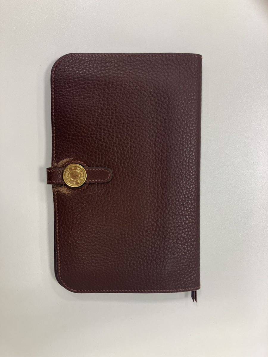 日本初の エルメス ブラウン 金金具 財布 ドゴン 女性用財布 日本初の エルメス ブラウン 金金具 財布 ドゴン 女性用財布