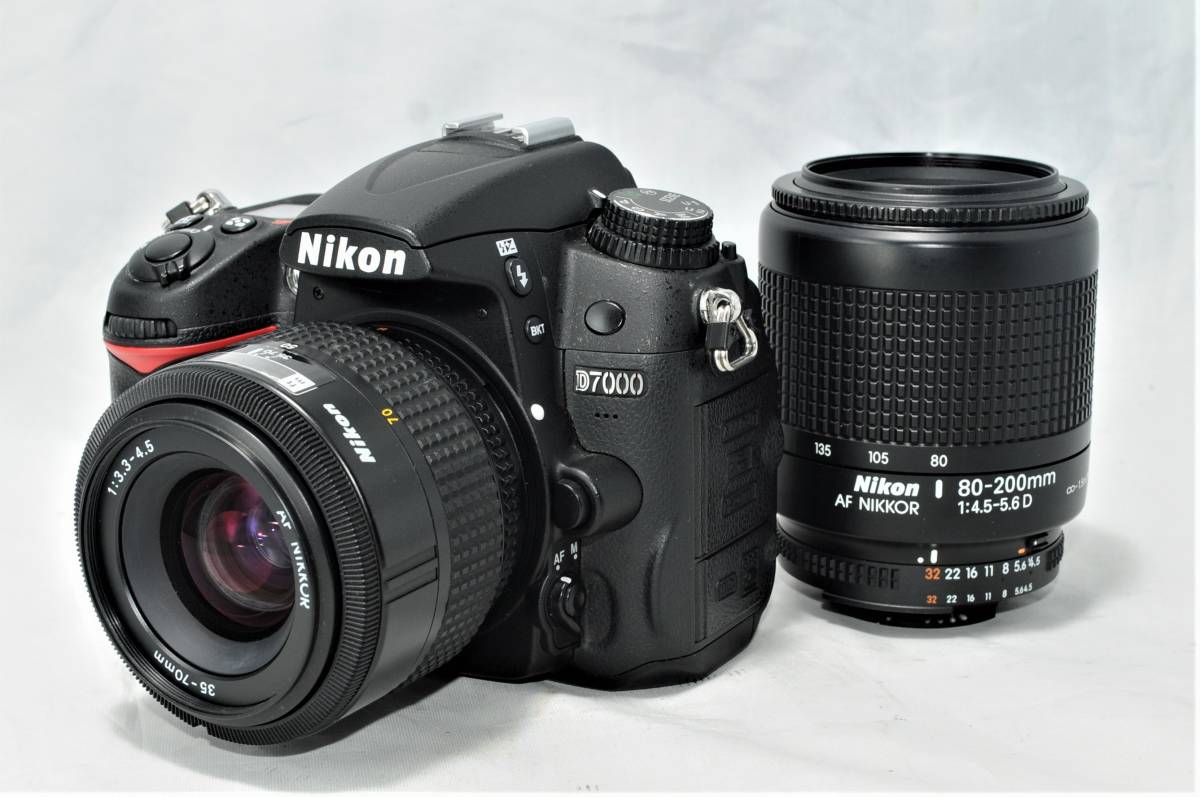 ★バッグ付美品★ ニコン Nikon デジタル一眼レフカメラ D7000 ダブルレンズセット ■ K-06OC23-1697_画像9