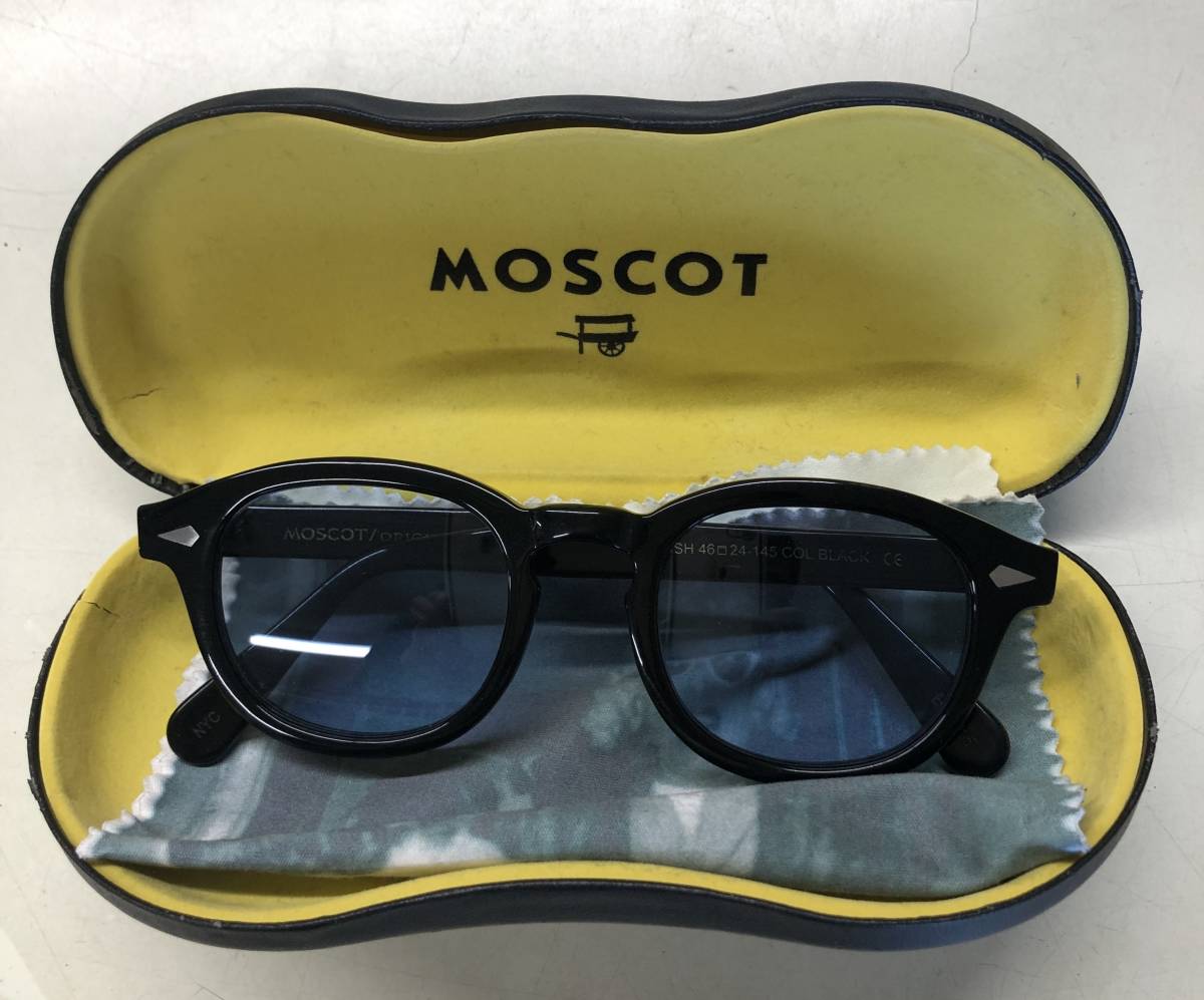 安い MOSCOT モスコット/レムトッシュ カラーレンズ・ブルー/46□24