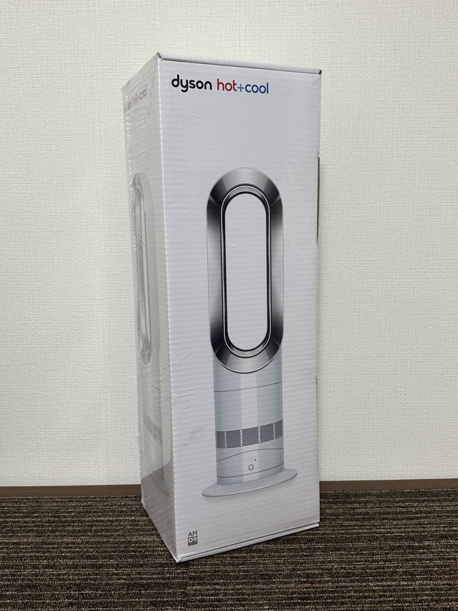 313●〇 メーカー保証2年 Dyson Hot+Cool AM09 羽根のない扇風機 ホワイト/ニッケル ダイソン ホット クール 〇●_画像1