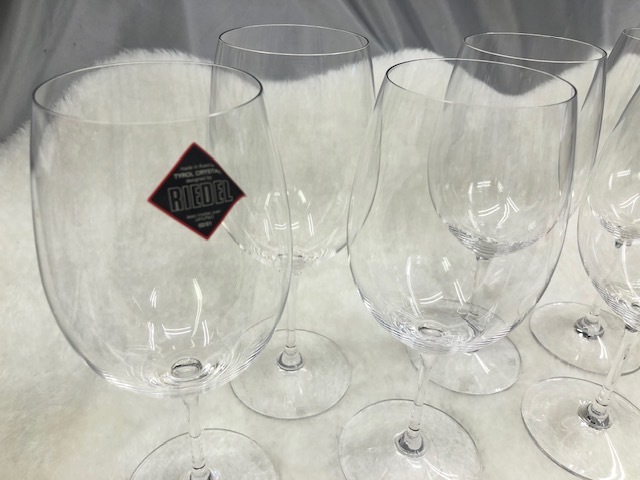 『未使用品 RIEDEL リーデル ワイングラス 6客 セット vinum BORDEAUX 6PIECES グラス 食器 コップ グラス』_画像3