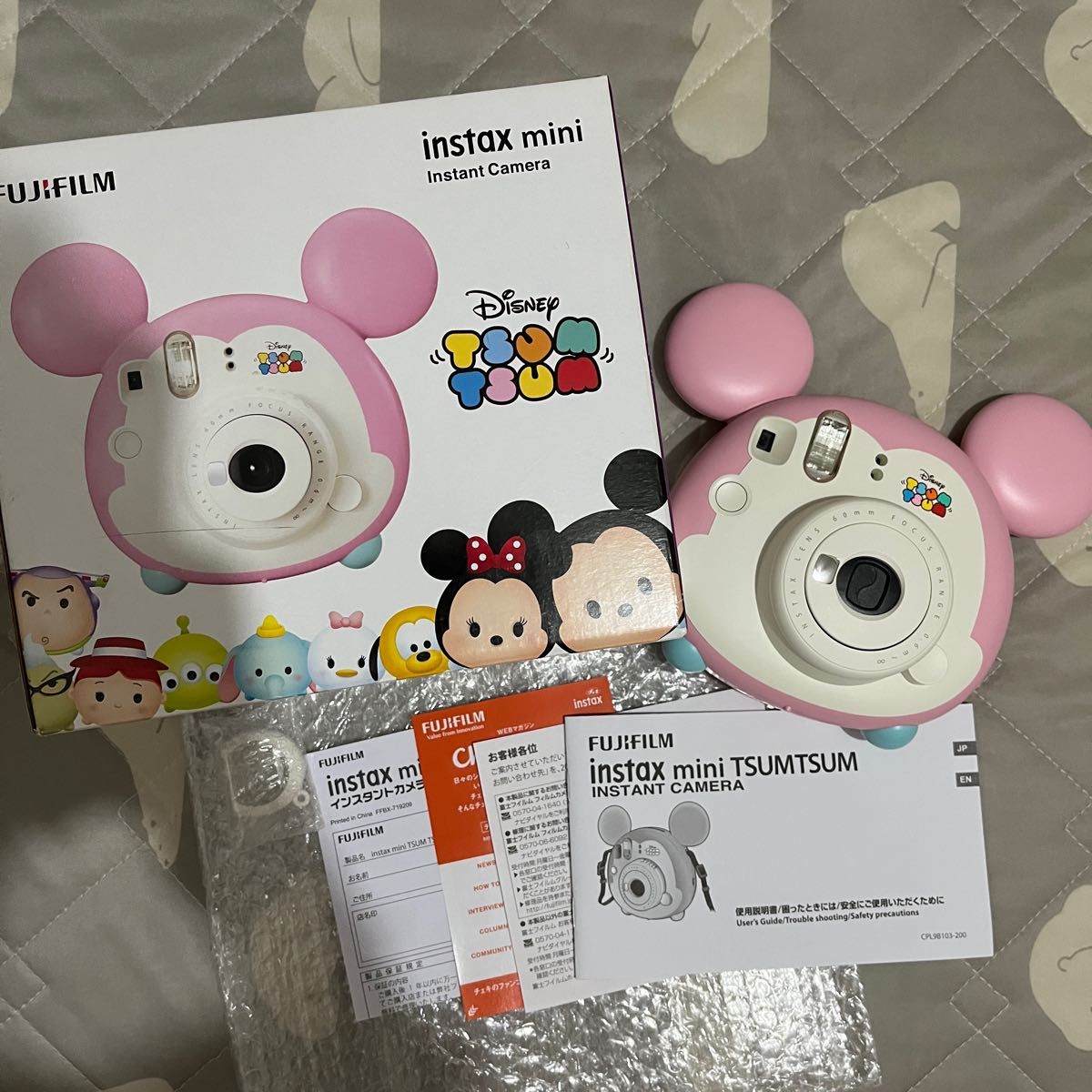 FUJIFILM instax mini ツムツム チェキ フジフイルム 富士フィルム インスタントカメラチェキ tsumtsum