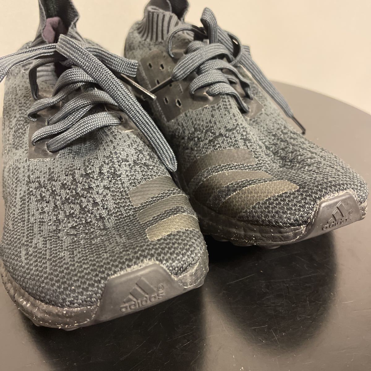 HA681 美品 adidas アディダス ultra boost 27.5cm アンケージド UNCAGED トリプルブラック BA7996_画像6