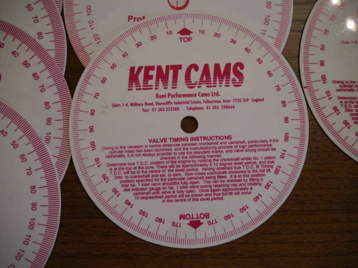 ヤフオク! KENT CAMS タイミングプレート19枚セット ケン...