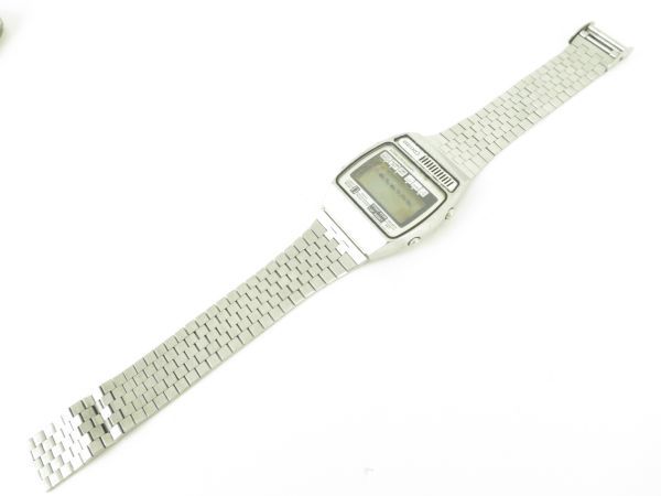 SEIKO セイコー　メンズ腕時計　デジタル　A158-5070　お洒落な　シルバーカラー　E17_画像2