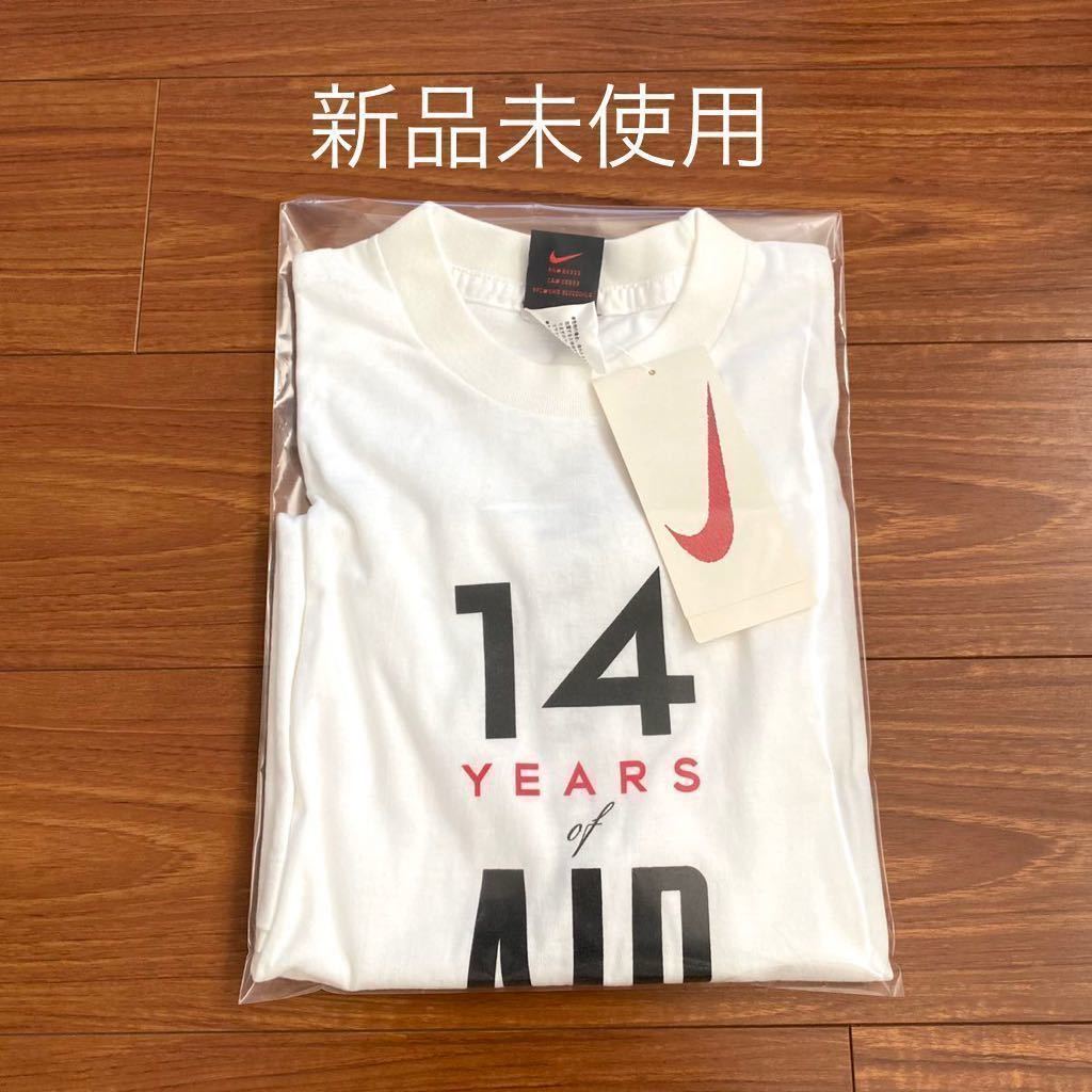 新品未使用 AIR JORDAN 14 YEAR of AIR Tシャツ Mサイズ NIKE ナイキ タグ付 マイケルジョーダン スニーカー バスケットシューズ バッシュ_画像1