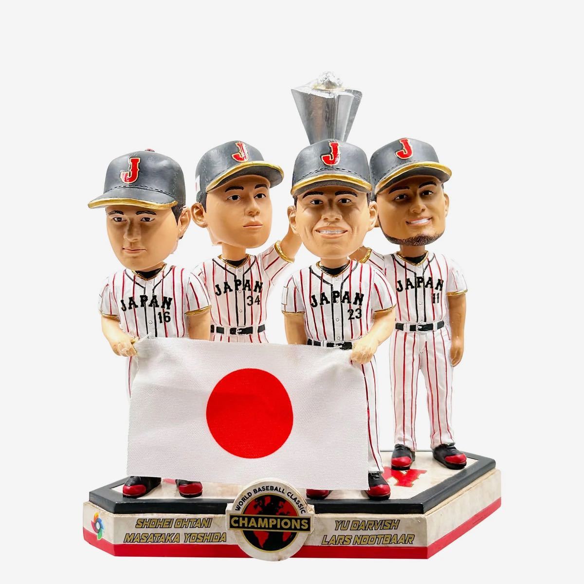 [大谷翔平 ラーズ・ヌートバー 吉田正尚 ダルビッシュ有] 96体限定 ボブルヘッド 2023 WBC 侍ジャパン ユニフォーム バブルヘッド foco_画像1