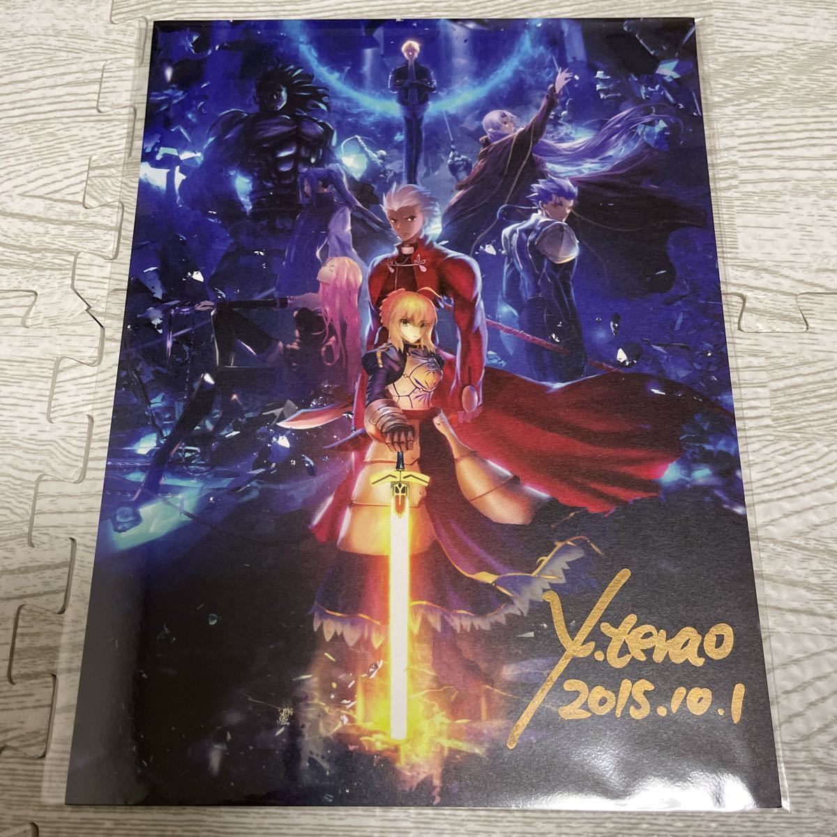 Fate/stay night Blu-ray でかポストカード ギルガメッシュ Fate/stay night Blu-ray でかポストカード ギルガメッシュ山口