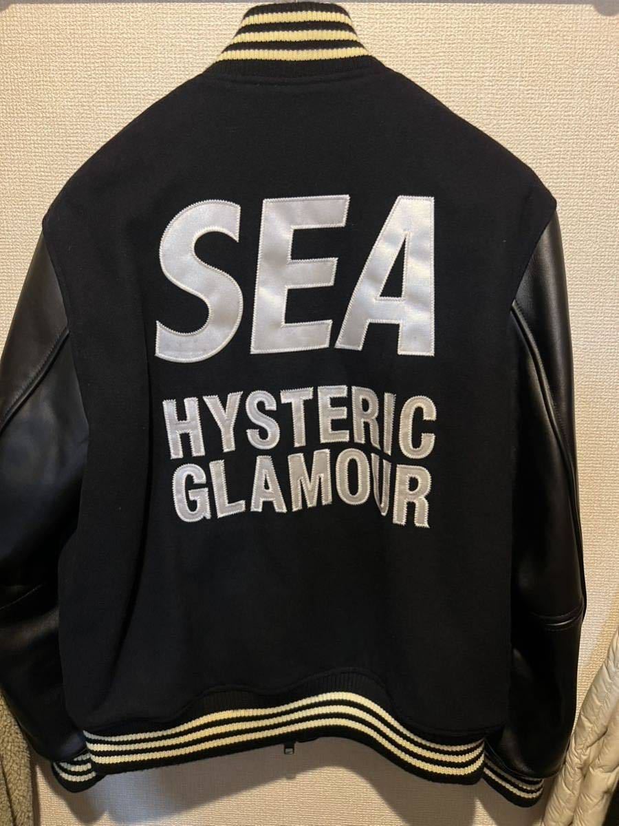 WIND AND SEA x HYSTERIC GLAMOUR スタジャン Mサイズ 木村拓哉