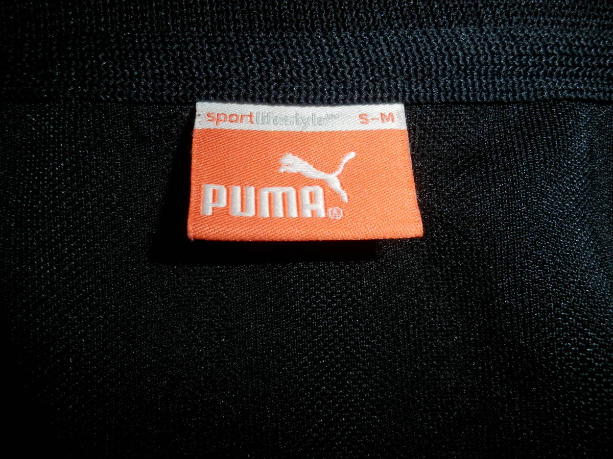 PUMA(プーマ)　ジャージ上下セット　S-M/Sサイズ　ブラック/サックスブルー　_画像3