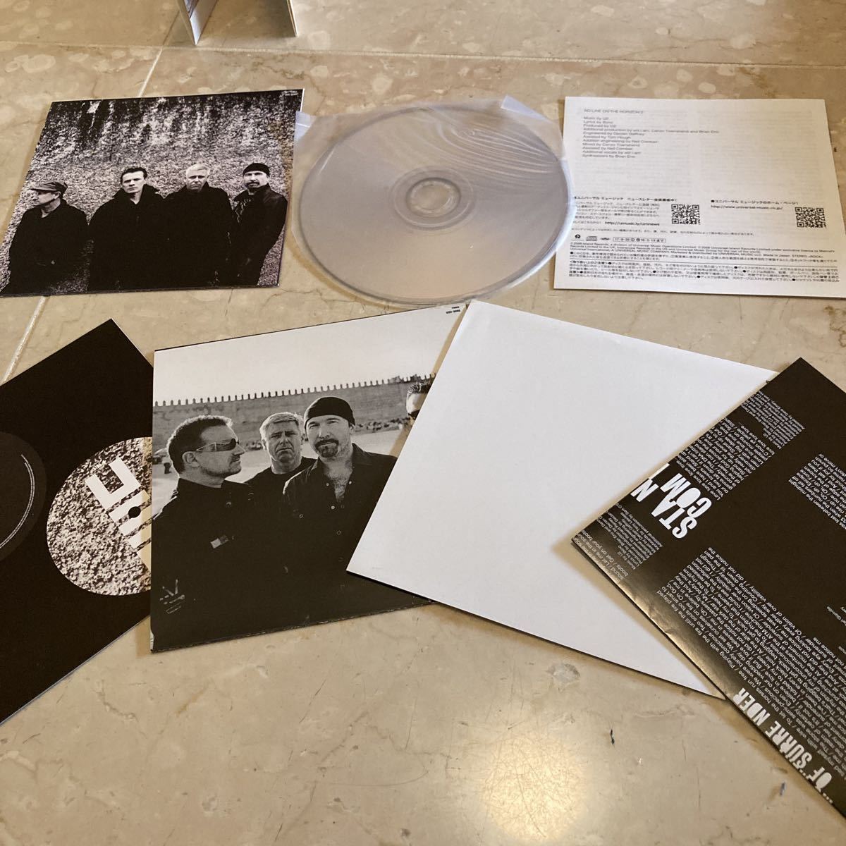 U2 ★ ノー・ライン・オン・ザ・ホライゾン ★紙ジャケ★初回限定盤 ★SHM-CD ★帯付き_画像8