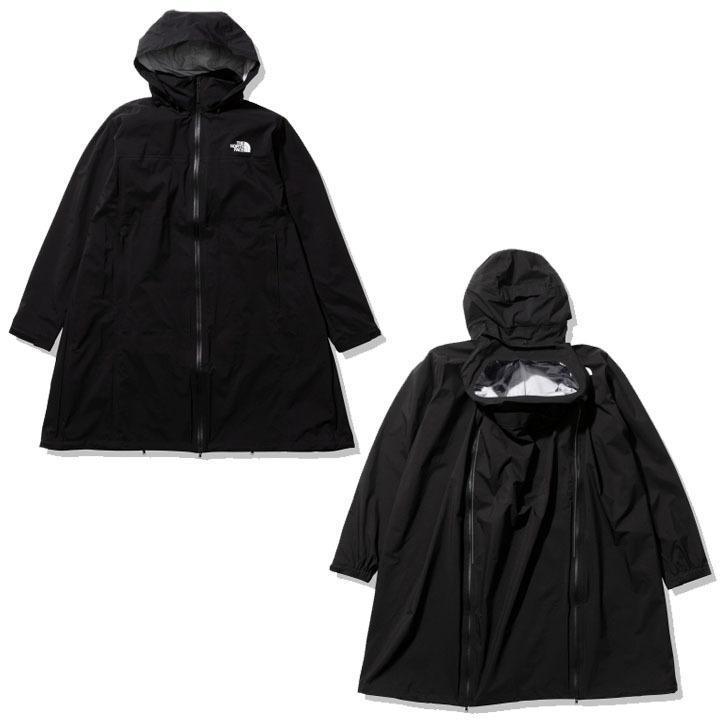 送料無料 M ●ノースフェイス MTY Pickapack Rain Coat マタニティ ユニセックス ピッカパック レインコート アウトドア 黒 NPM12110 K_画像1