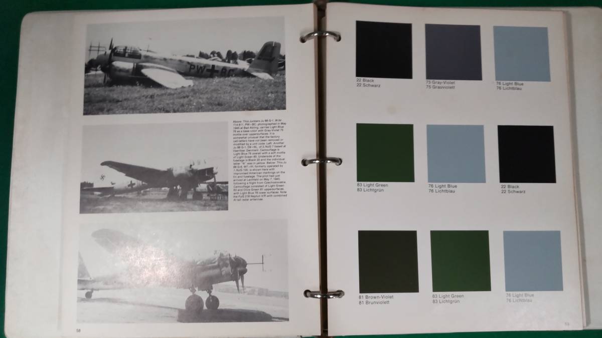 ドイツ 軍機 飛行機 モノグラム 塗装ガイド　THE OFFICIAL MONOGRAM PAINTING GUIDE TO GERMAN AIRCRAFT 1935-1945 ●H3015_画像7