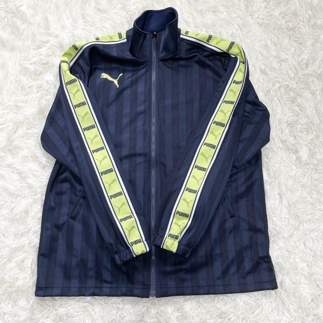 人気ブランド プーマ 376【極美品】PUMA ジャージ SS 紺 バックプリト