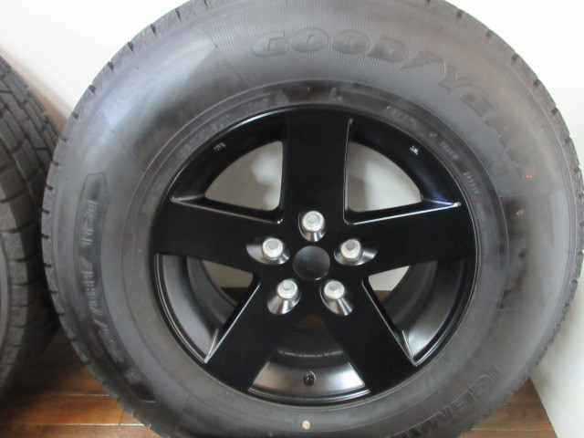 【送料無料・税込み】ダイワオートモビルズ TR 17in7.5J+38 5穴PCD127 GY ICENAVI SUV 265/70R17 ジープ JL/JK ラングラー_画像3