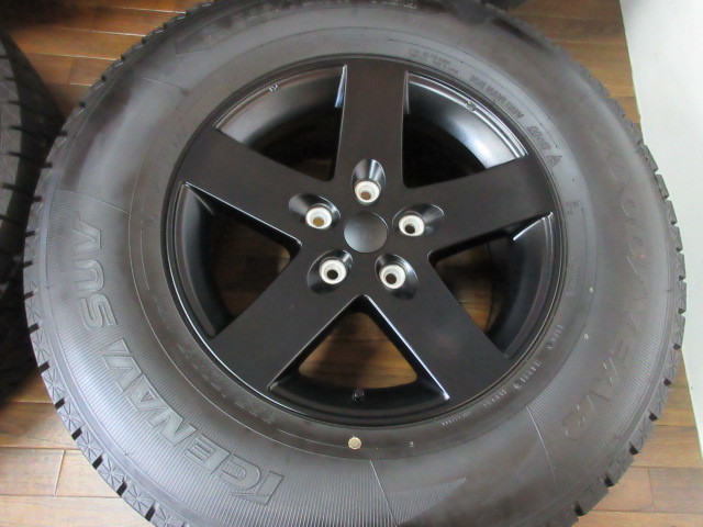 【送料無料・税込み】ダイワオートモビルズ TR 17in7.5J+38 5穴PCD127 GY ICENAVI SUV 265/70R17 ジープ JL/JK ラングラー_画像5