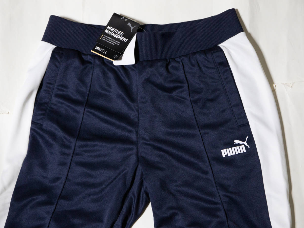 PUMA レディースジャージパンツ TRACK PANTS ネイビー L 未使用品即決！_画像2