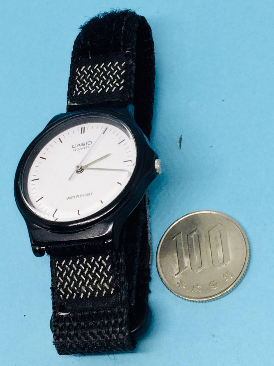 (Z43)釣り・アウトドアに(*'▽')カシオMQ-24（電池交換済み）ブラック・メンズスポーツウォッチUSED（送料全国一律185円）素敵な時計です。_軽くて使いやすい時計です。