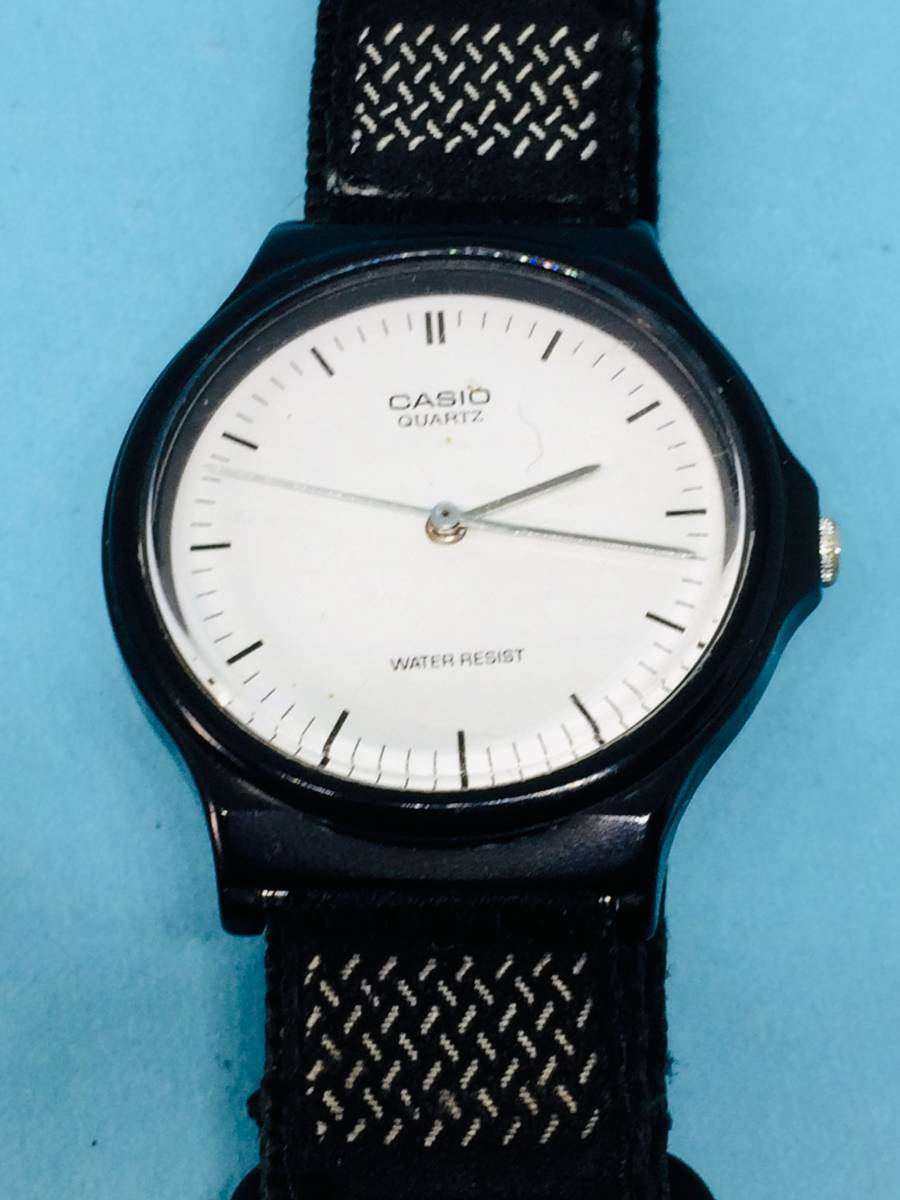 (Z43)釣り・アウトドアに(*'▽')カシオMQ-24（電池交換済み）ブラック・メンズスポーツウォッチUSED（送料全国一律185円）素敵な時計です。_画像10
