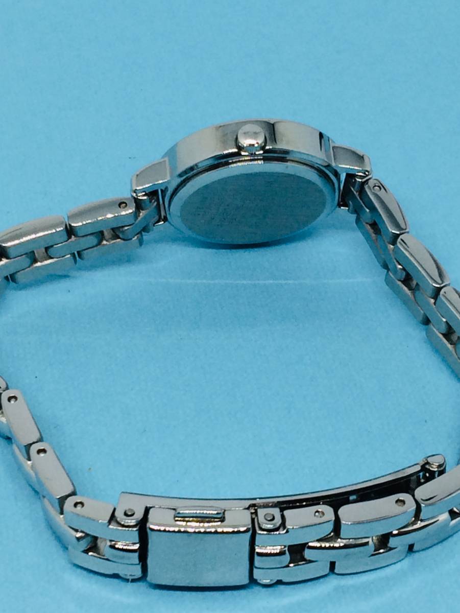 (Z19)シェル文字盤(*'▽')セイコーアルバ・アンジェーヌ（電池交換済）シルバーレディス腕時計USED（送料全国一律185円）素敵な時計です。_画像8