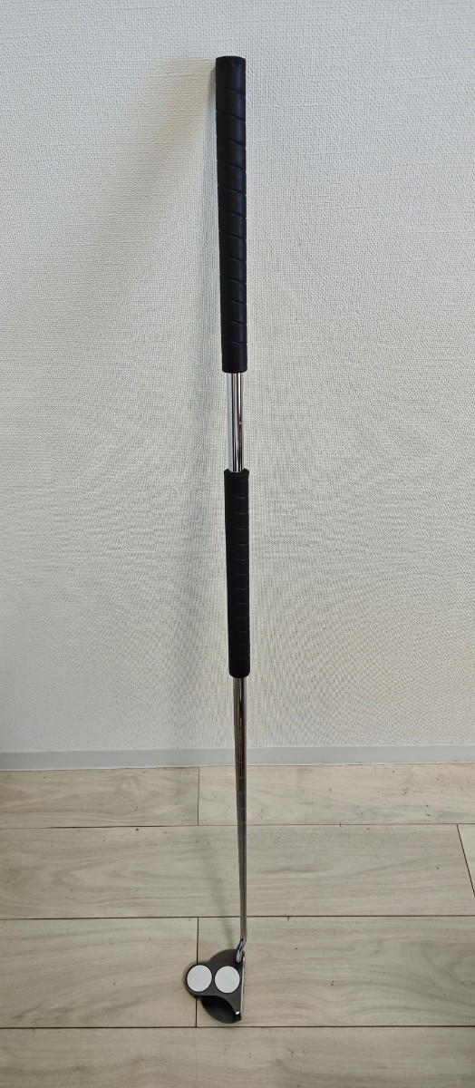 【長尺パター】オデッセイ ホワイト アイス 2-Ball ロング パター 46インチ グリップ新品 ルール適合_画像4