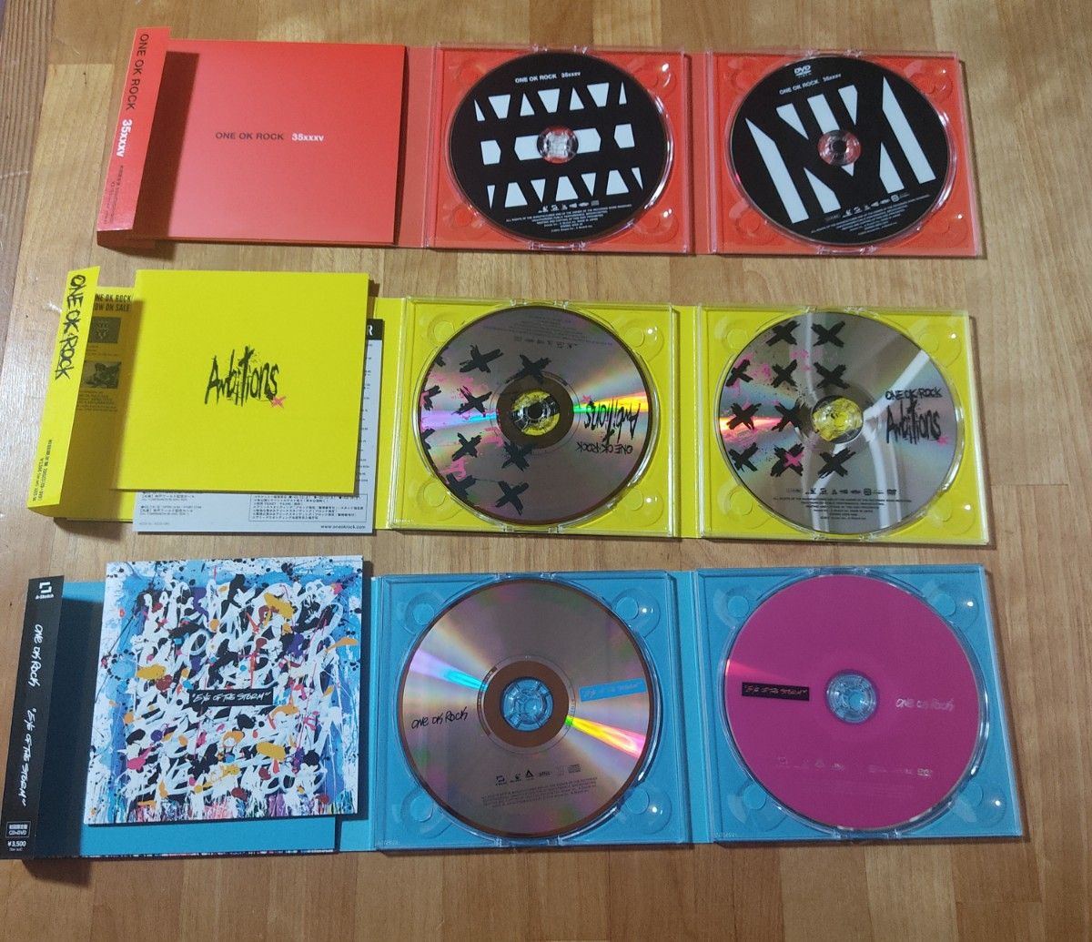 ONE OK ROCK DVD 2セット 特典ステッカー付