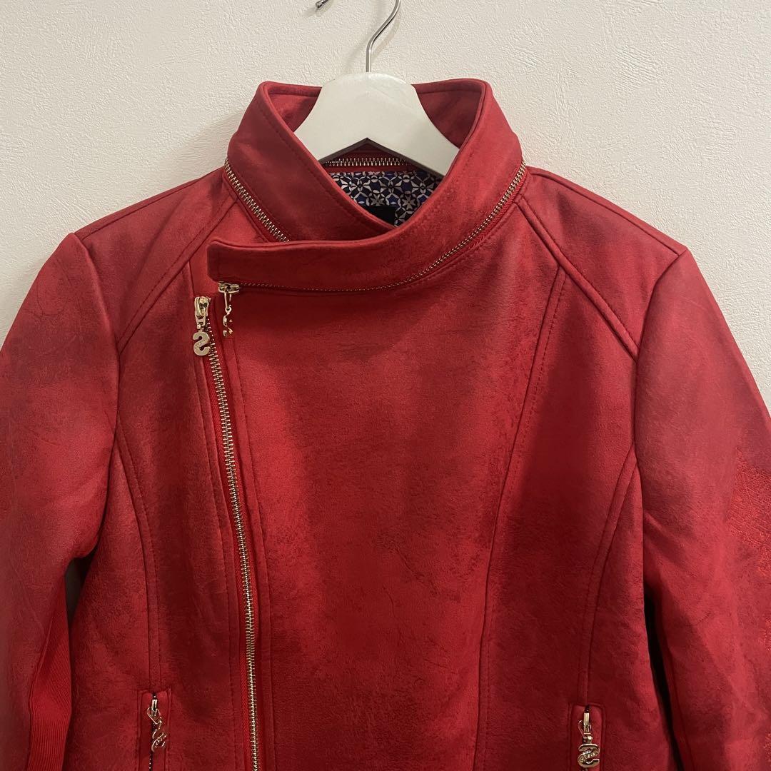 ☆大感謝セール】 Desigual デシグアル レザー ライダース ジャケット