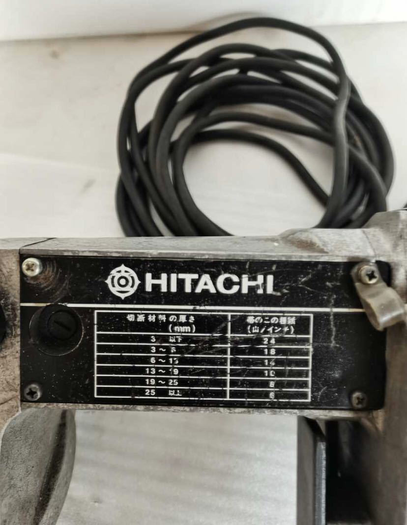 簡易動作確認済み中古品 HITACHI 日立工機 ロータリ バンドソー CB10f()_画像8