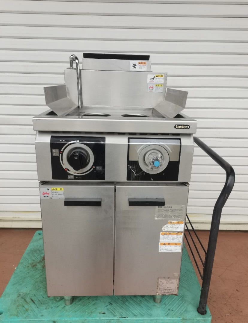 動作確認済み中古品 タニコー 角型ゆで麺機 THU-50 都市ガス(1)_画像1