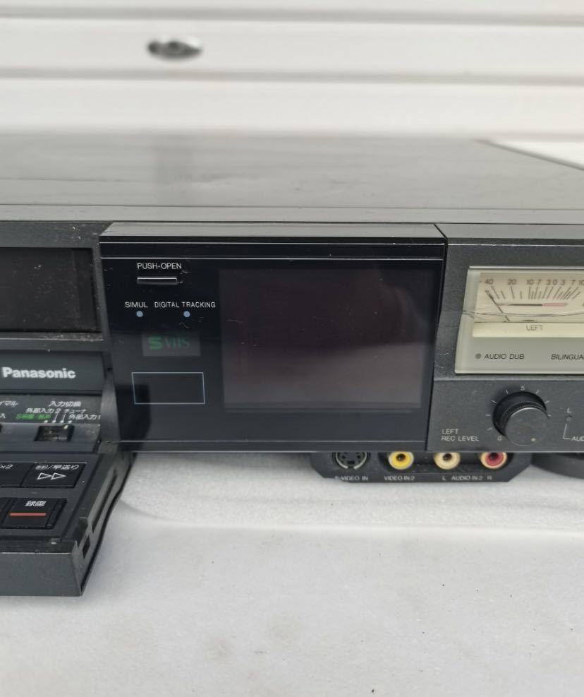 パナソニック Panasonic ビデオデッキ VHS NV-FS65 ジャンク品の画像3