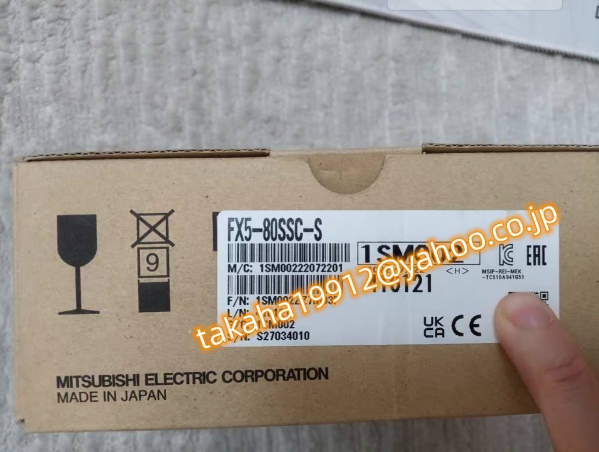 ◆【新品！】　三菱電機　 FX5-80SSC-S　シーケンサー 　PLC【６か月安心保証】