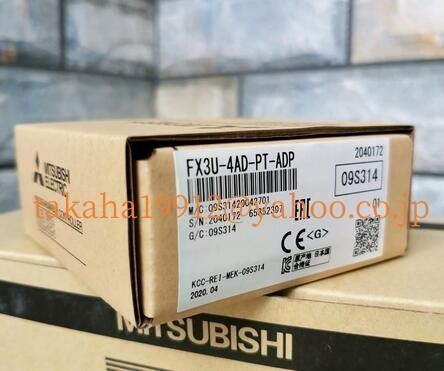 贅沢 ◇【新品!】 三菱電機 FX3U-4AD-PT-ADP【6か月安心保証