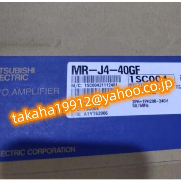 ◆【新品！】　三菱電機　MR-J4-40GF 【６か月安心保証】