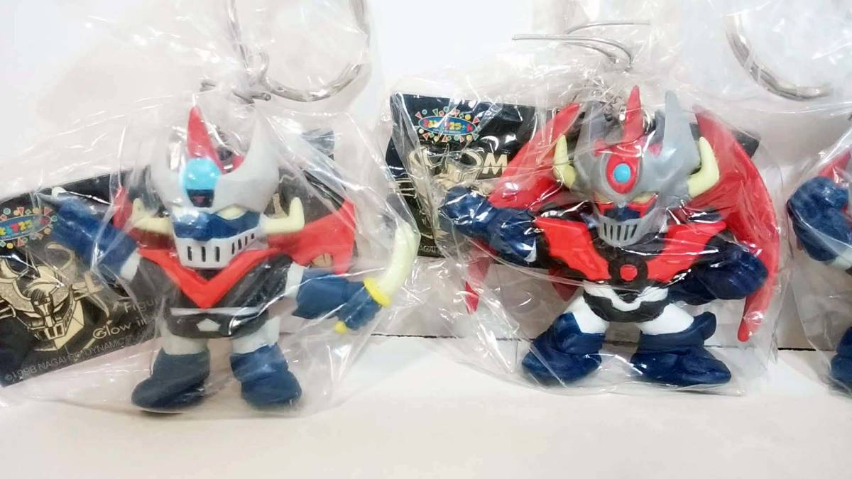 MAZINGER DEVIL MAN FIGURE KEY RING /マジンガー・デビルマン　フィギュアＫＨ　蓄光(Glow) 全7種　非売品(not for sale) 新品・未開封_画像4