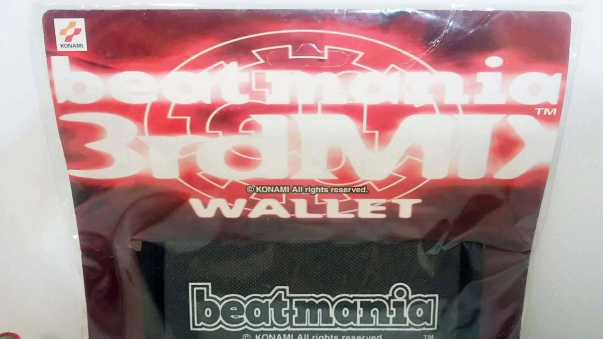 KONAMI beatmania WALLET /BEMANI ビートマニア　ウオレット(財布)　KONAMI /コナミ　プライズ景品・非売品(not for sale)　新品・未開封_画像2