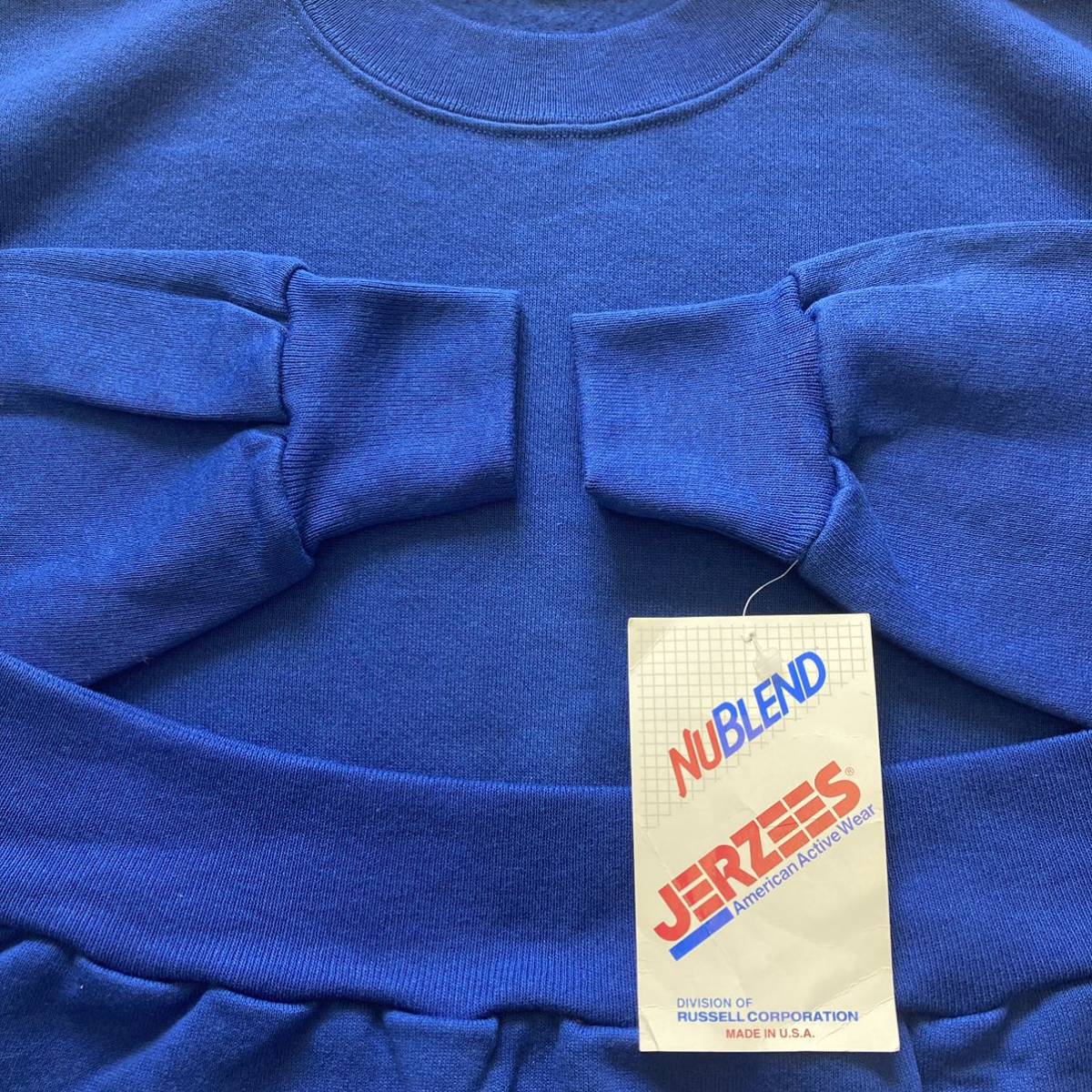 デッドストック DEADSTOCK ビンテージ スウェット VINTAGE SWEAT 80's アメリカ製 USA製 JERZEES ジャージーズ XLサイズ フラッシャー付き_画像6