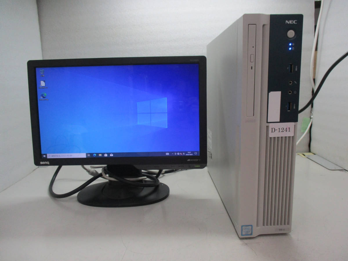 NEC Mate MK37LB-U PC-MK37LBZNU Core i3-6100 3.70GHz/メモリ4GB/HDD500GB/Windows 10 Proインストール済 管理番号D-1241_画像1