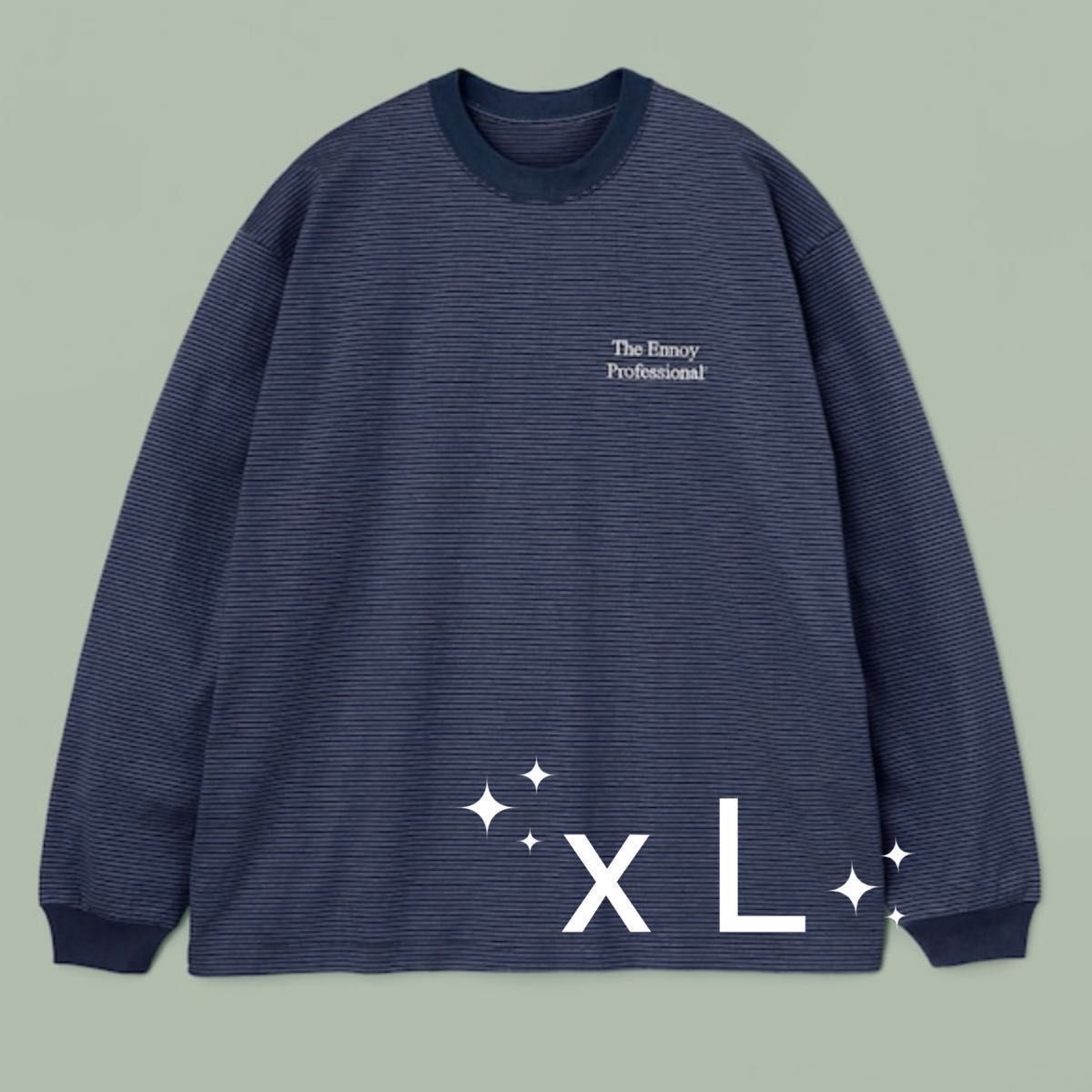 限定一点】 ENNOY L/S BORDER T-SHIRTS スタイリスト私物 X Lサイズ