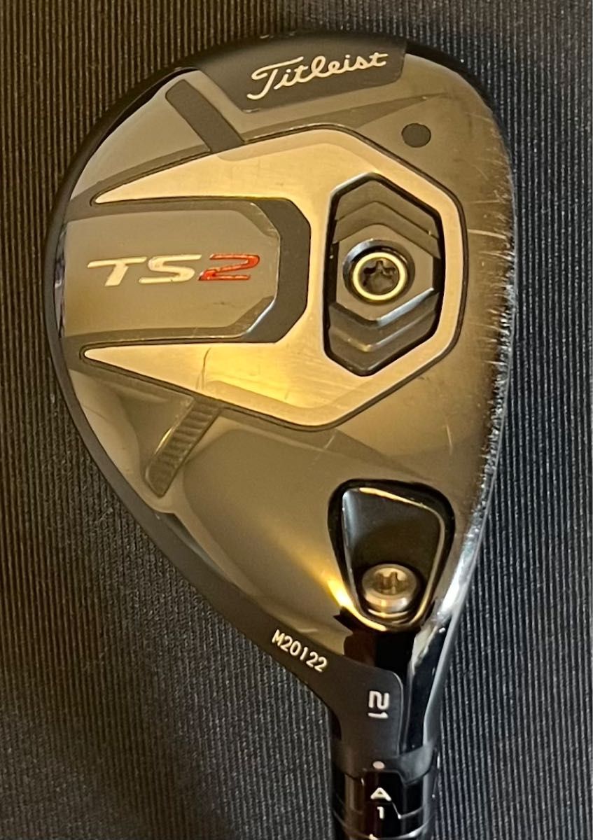 GW特別【美品】タイトリスト TS2 UT 21度ツアーAD 60 Sレフティ Titleist タイトリスト TS2 ユーティリティ 21° ツアーAD T-60