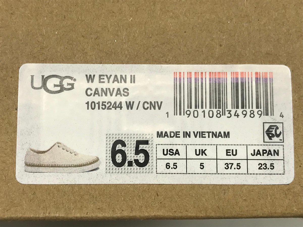 UGG スニーカー W EYAN Ⅱ CANVAS 1015244 W/CNV 23.5cm キャンバス_画像10