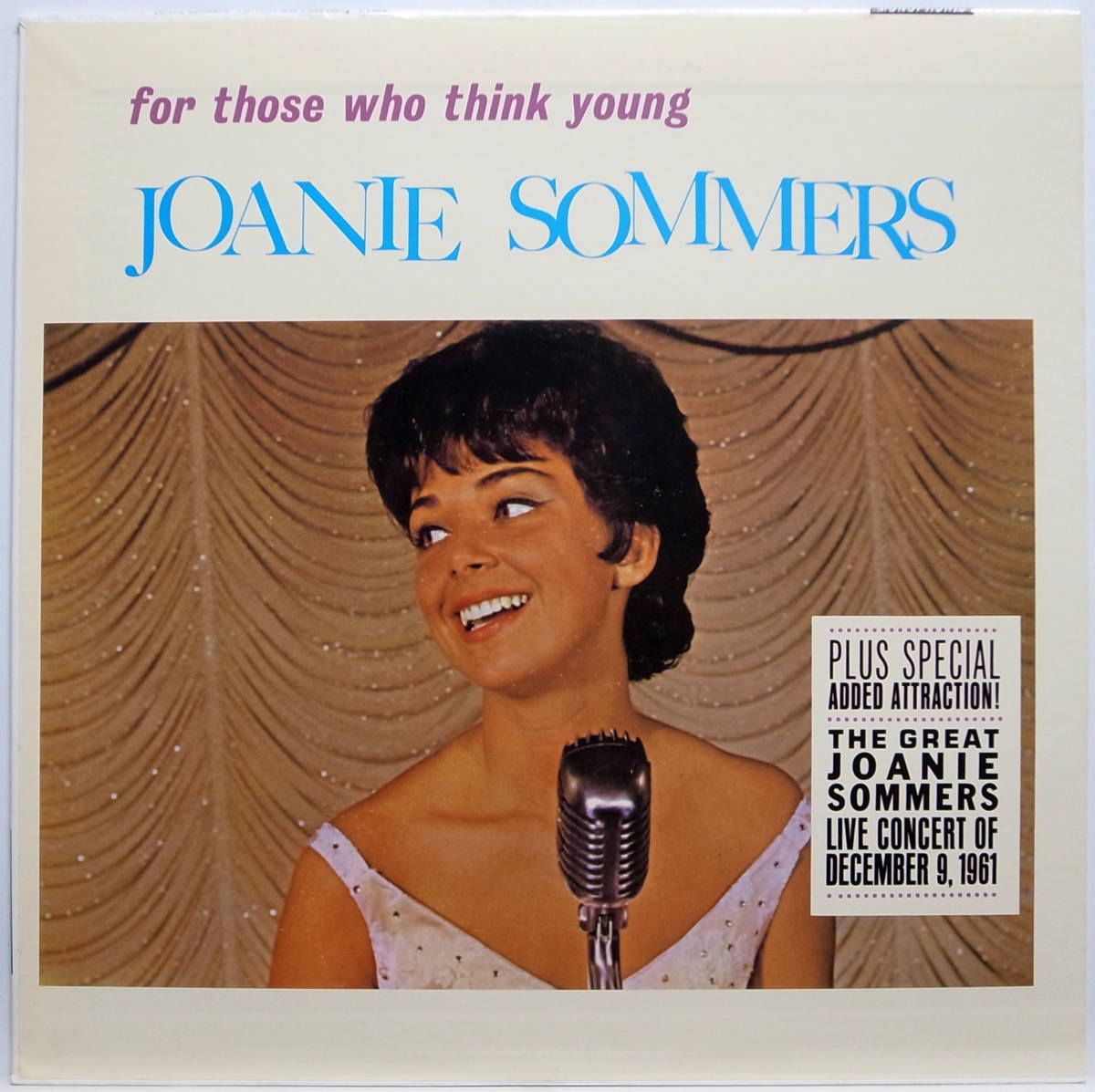 輸入盤 / JOANIE SOMMERS / FOR THOSE WHO THINK YOUNG / WARNER BROS USA W1436_画像1