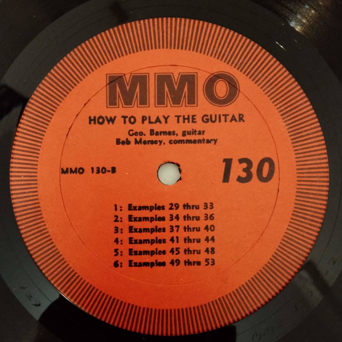 予|LP US盤 ジョージ・バーンズ/ロバート・マージー[George Barnes, Bob Mersey]｜How To Play The Guitar ［MMO 130］_画像5