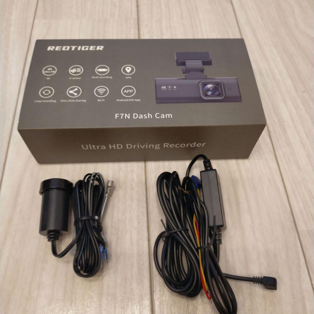 新品 REDTIGER ドライブレコーダー 前後カメラ 4K UHD 800万画素 GPS WIFI搭載 IMX415センサー 小型 ドラレコ
